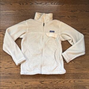 Patagonia Women’s XS Ivory Fleece Jacket - Full Zip